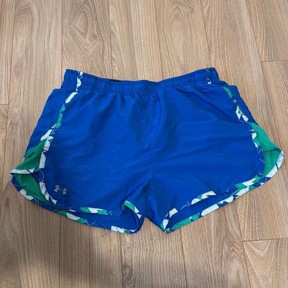 Under Armour Pants - Under armour women’s athletic shorts size small blue and green‎
